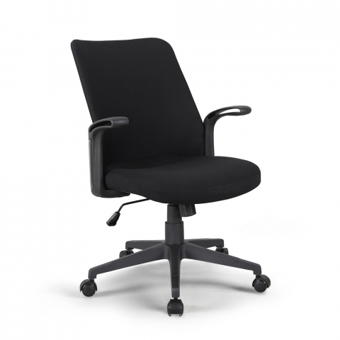 Cadeira de escritório clássica, poltrona ergonômica confortável em tecido Assen