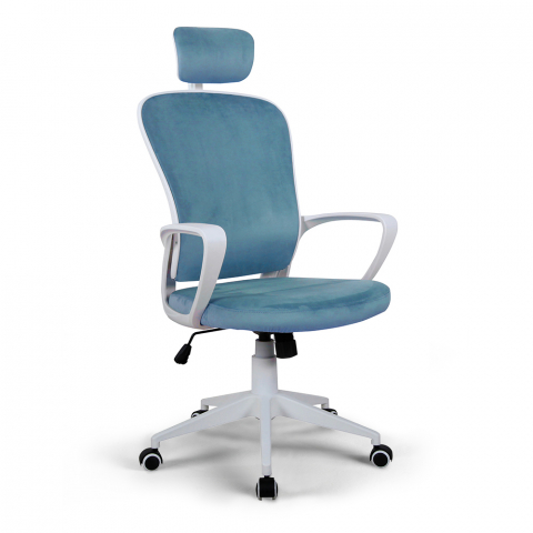 Cadeira de escritório ergonômica com apoio de cabeça design Sepang ocean
