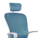 Cadeira de Escritório com Apoio de Cabeça Rodas e Confortável Sepang Ocean Oferta