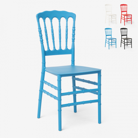 Cadeiras de design tradicional para cerimônias e casamentos de restaurantes Napoleon x