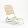 Cadeira de Praia em Alumínio Dobrável Confortável Tropical 