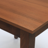 mesa de madeira maciça para bar restaurante 80x80 cm Gerry Saldos