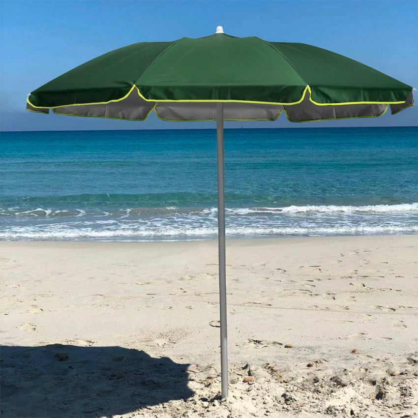 Guarda-Sol de Praia Portátil Muito Leve Tascável 180 cm Pocket