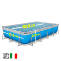 New Plast piscina 650x265 H125 retangular acima do solo completa Futura 650 Venda