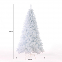 Árvore de Natal Artificial Branca c/180cm Clássica Tradicional Gstaad Descontos