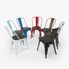 Cadeiras para Café Cozinha e Bar Uso intensivo Steel Wood 