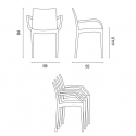 Cadeiras com apoio braços p/Espaço Exterior Confortável e durável Jardim Boheme  