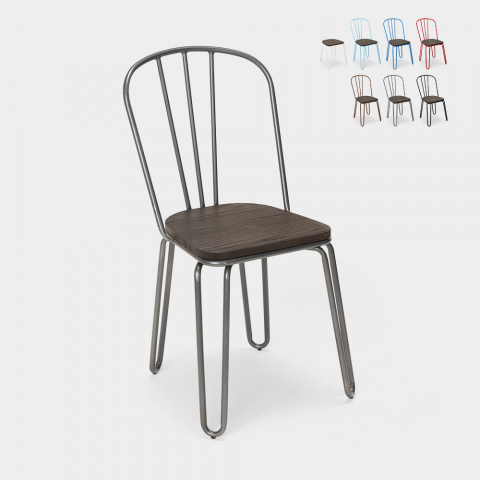 Cadeiras tolix design industrial para bares e cozinhas design Ferrum