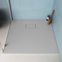 Base de duche quadrada Resina Moderna Casa de banho Anti-derrapante 90x90 Stone Compra