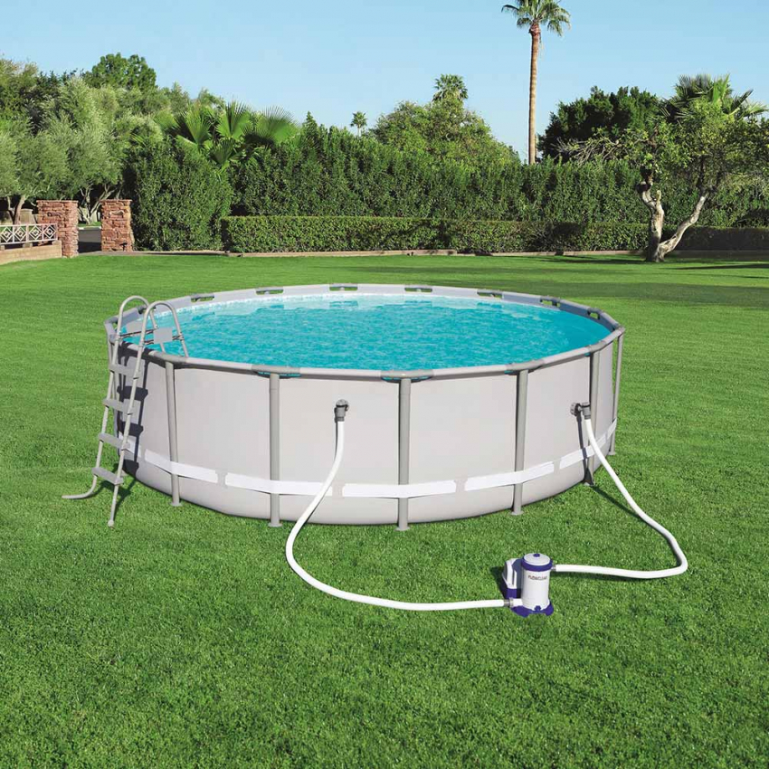 Bestway 58391 Bomba de Filtragem de Cartucho para Piscina, Flowclear