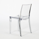 Conjunto de 18 Cadeiras transparentes Moderna Uso externo e interno B-Side  Saldos