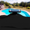 Guarda-sol Preto com Braço Regulável Inclinação Ajustável Profissional 3x3m Paradise Noir Light Estoque