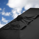 Guarda-chuva Retangular de Alumínio Profissional Alta-Qualidade 3x2m Eden Noir Saldos