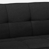 Sofá-cama 2 lugares Espuma Resistente c/Tomada USB Sala de espera/estar Astralis 