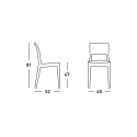 Cadeiras Modernas para Cafés Bar Cozinha Esplanada Scab Isy Catálogo