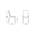 Cadeiras Transparentes Profissionais Modernas Elegantes Scab Vanity Descontos