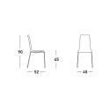Cadeiras Confortáveis Modernas Café Esplanada Restaurante Scab Mannequin Saldos