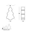 Árvore de Natal Iluminada Decoração Mesa Elegante Lightree Medidas