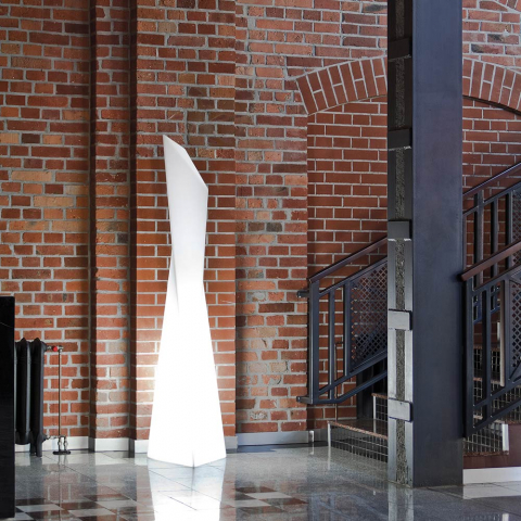 Candeeiro de pé com coluna de design moderno e contemporâneo Slide Manhattan Promoção