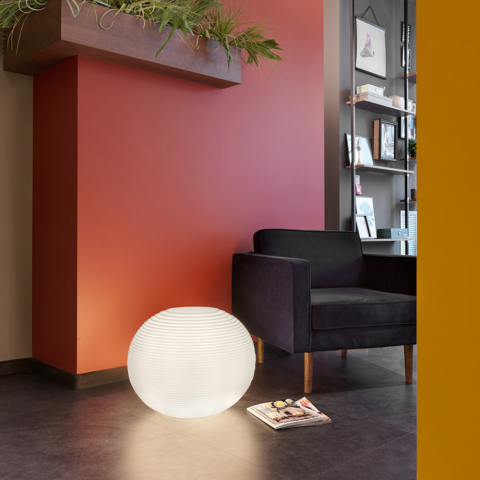 Candeeiro de pé de esfera com design exterior moderno interior Slide Molly