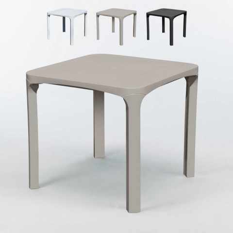 Mesa de bar em Poly rattan 80x80 Grand Soleil Olè