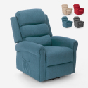 Cadeira de massagem Elétrica c/Aquecimento c/Rodas Relaxar Microfibra Victoria Modelo