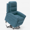 Cadeira de massagem Elétrica c/Aquecimento c/Rodas Relaxar Microfibra Victoria 