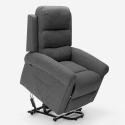 Cadeira de massagem, Elétrica c/Aquecimento, c/Rodas, Relaxar, Microfibra, Victoria 