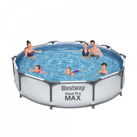 Bestway Steel Pro Max redondo da piscina acima solo desmontável 305x76cm 56406