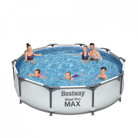 Piscina Bestway Steel Pro Max piscina redonda acima do solo 366x76cm 56416
