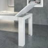 Mesa de console extensível 160-210x90cm de design moderno branco Jesi Long Descontos