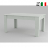 Mesa de jantar extensível 160-210x90cm console moderno de madeira branca Jesi Larch Venda