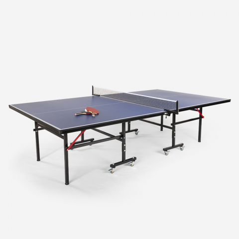 Homcom - Mesa de ténis de mesa dobrável, PING PONG