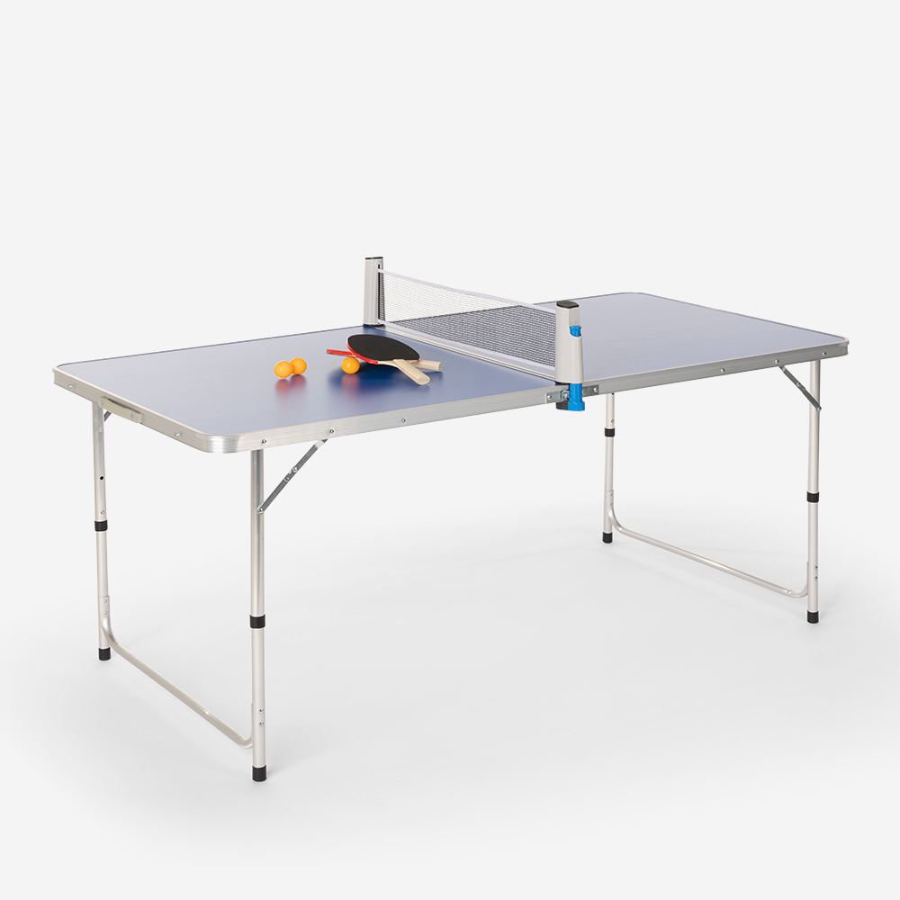 Mesa de Ping-Pong Dobrável c/Bolas Raquete e Rede 160x80 Backspin