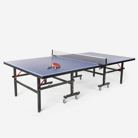Mesa de Ping-Pong Profissional Dobrável c/Rede Raquete e Bolas 274x152,5cm Ace Promoção