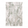 Tapete Luxuoso de Pêlo Curto Elegante Arte Sala ou Quarto Verde Branco Double VER001 Venda