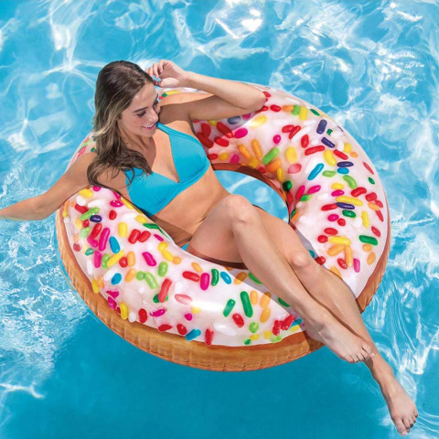 Donut insuflável Intex 56263 para piscina