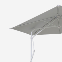 Guarda-chuva de 3 metros Elegante e Resistente em Aço Branco Anti UV Dorico Catálogo