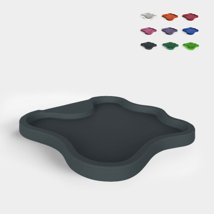 Base de Chuveiro para Piscina Exterior Moderna Jardim 103x107cm Lake D108 Estoque