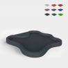 Base de Chuveiro para Piscina Exterior Moderna Jardim 103x107cm Lake D108 Estoque