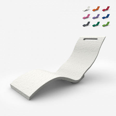 Cama chaise longue ergonômica de jardim para spa Arkema Design Serendipity S010