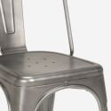 Cadeiras Vintage de Metal Aço Empilháveis Confortáveis Steel Old 