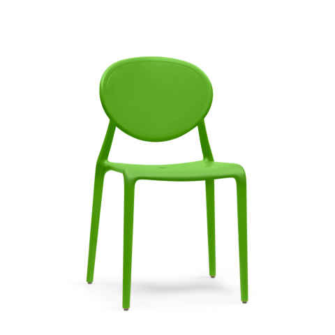 Cadeiras empilháveis ​​de design moderno para bar de cozinha Scab Gio