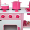 Cozinha de Brinquedo de Madeira para Crianças com Acessórios Miss Chef Estoque