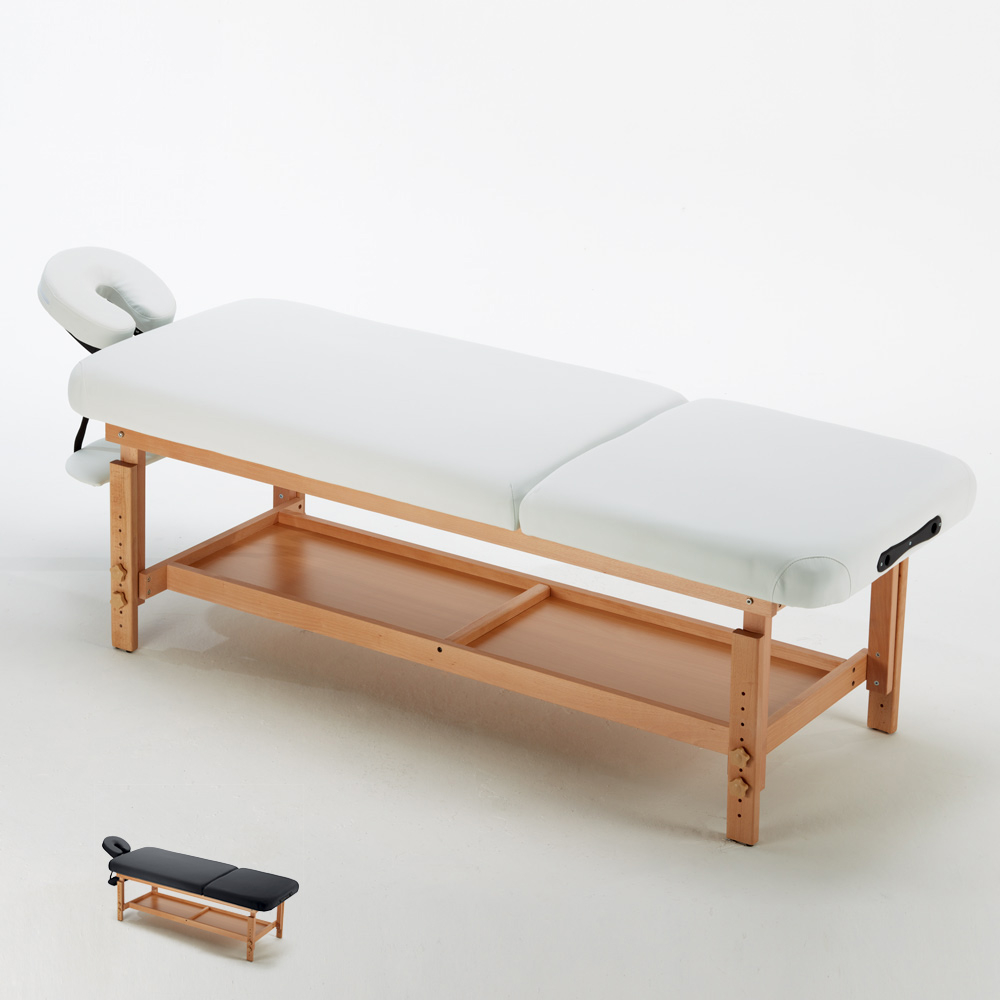 Marquesa de Massagem em Madeira Profissional 225cm Comfort