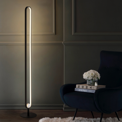 Candeeiro de pé LED com design moderno de sala de estar Polluce Promoção
