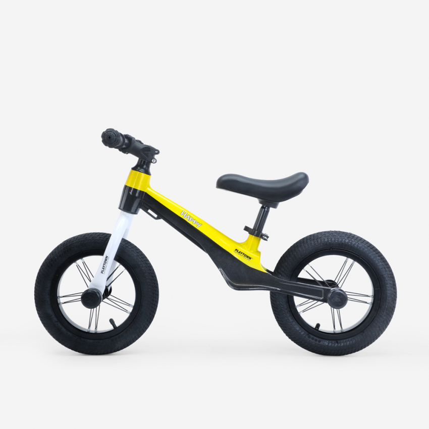 Bicicleta Sem Pedais Balance Bike Para Crianças com Rodas Infláveis Happy