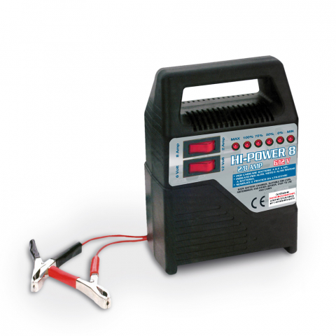 Carregador indicador portátil para carro e moto LED 6/12 V Hi-Power 8