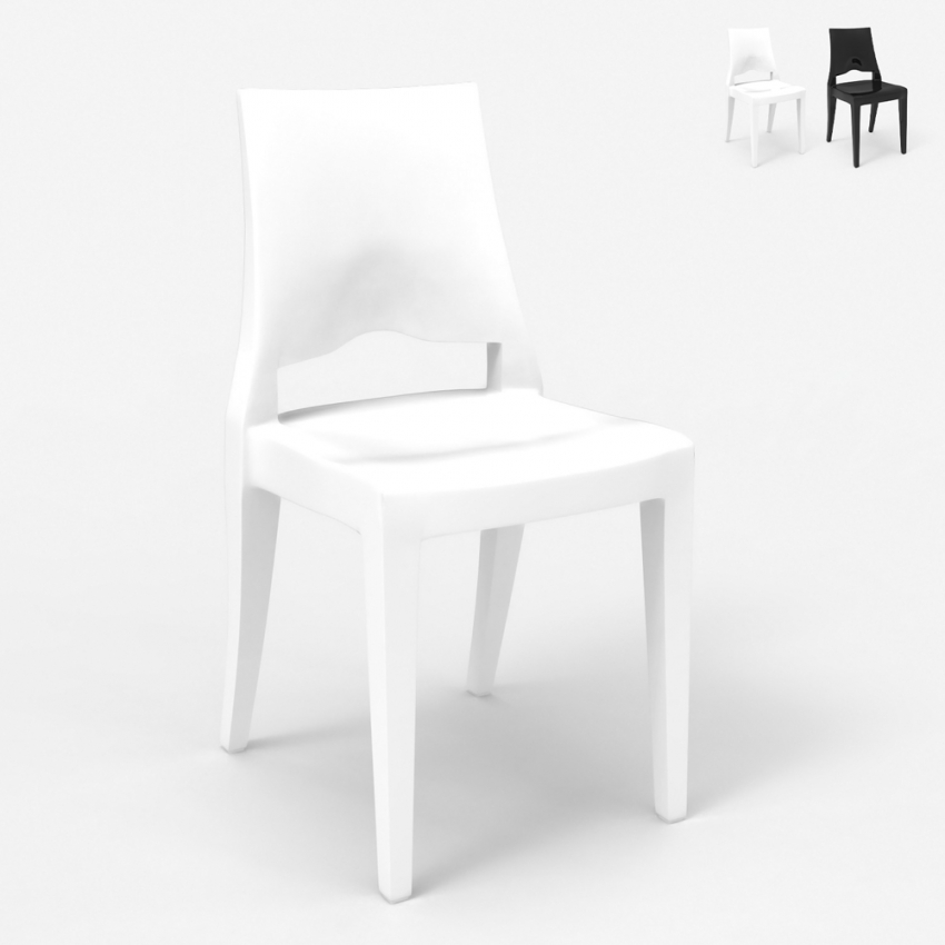 Cadeiras Empilháveis ​​Modernas para Esplanadas Café Scab Glenda Venda