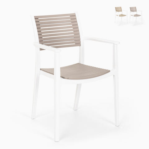 Cadeira design em polipropileno para cozinha ao ar livre bar restaurante Orion